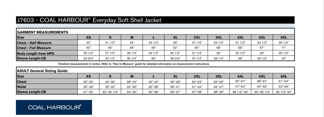 COAL HARBOUR SOFTSHELL JACKET