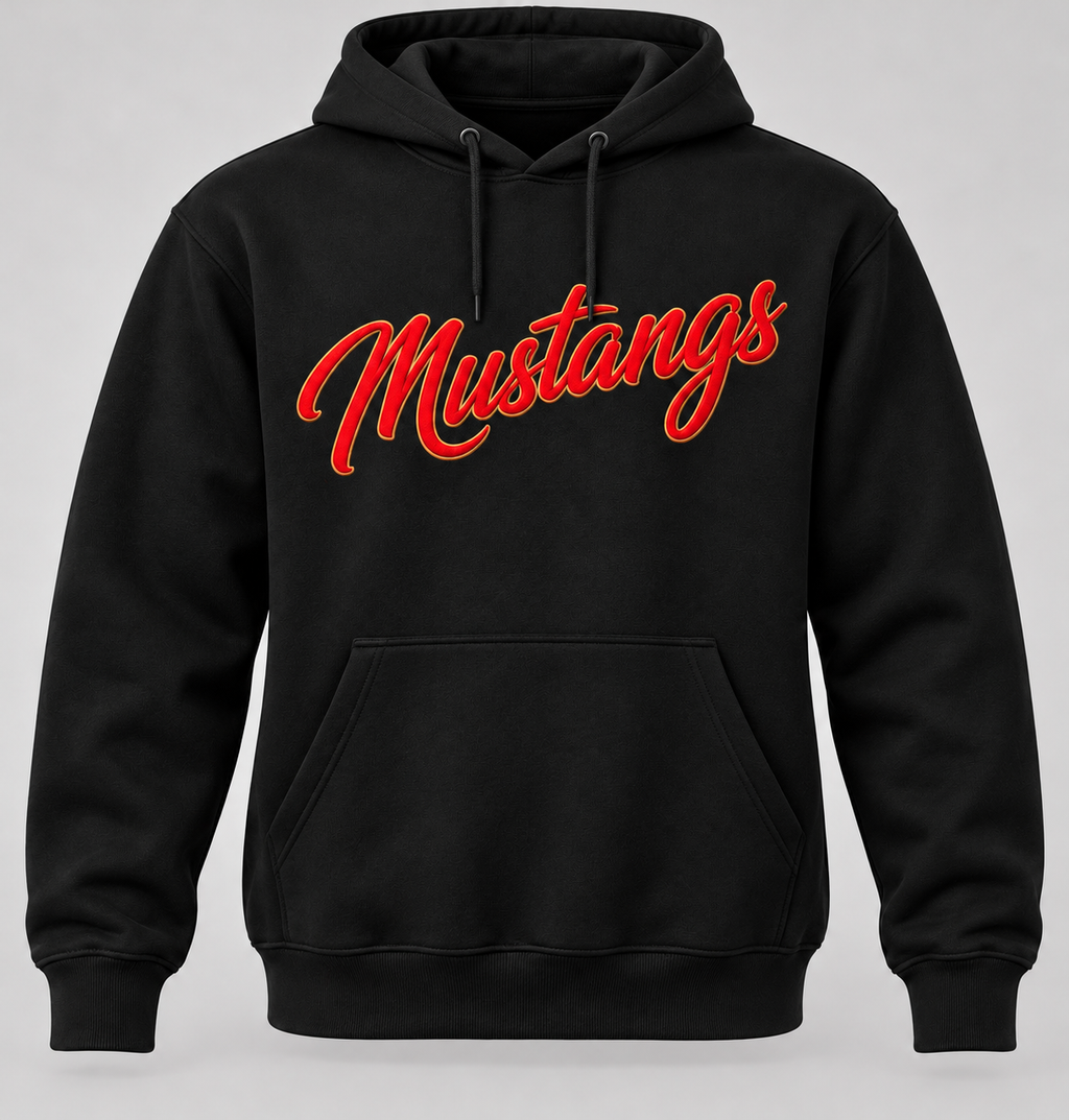 MUSTANGS WRITING STYLE SWEATER